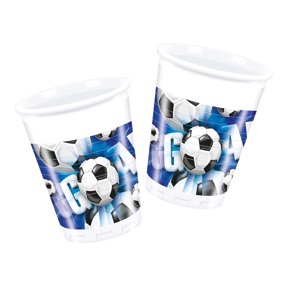 Plastkopper Fotball Blå