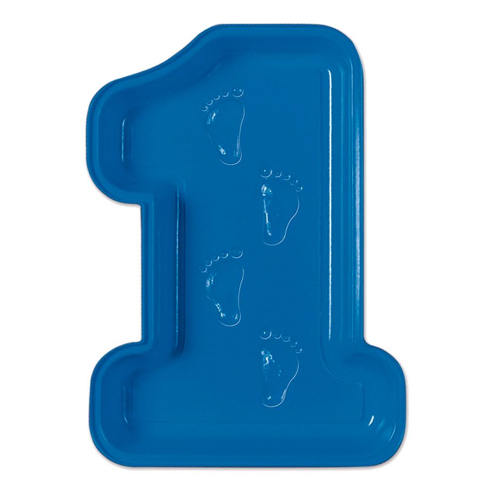 Muovikulho Sininen Numero 1