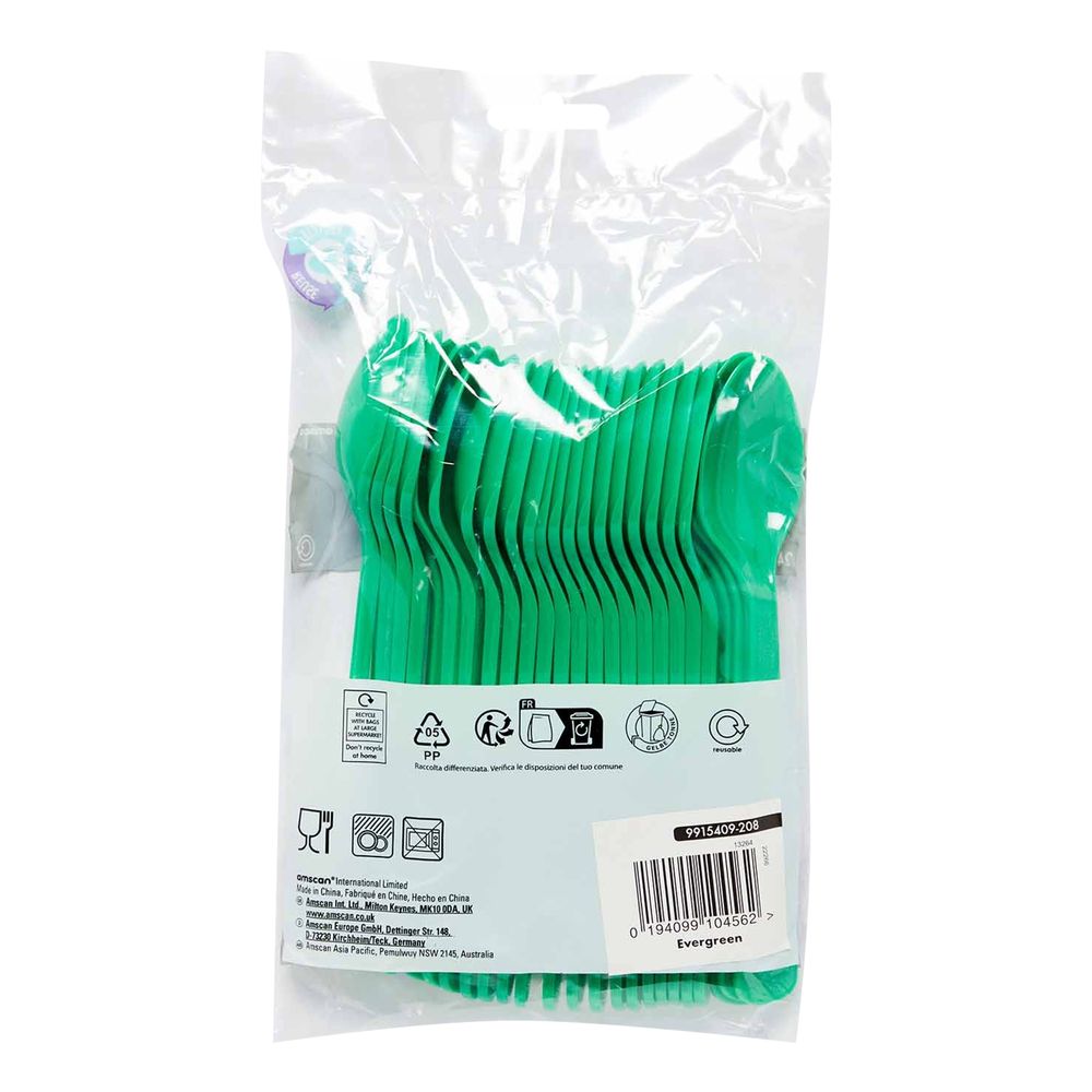Plastskedar Gröna