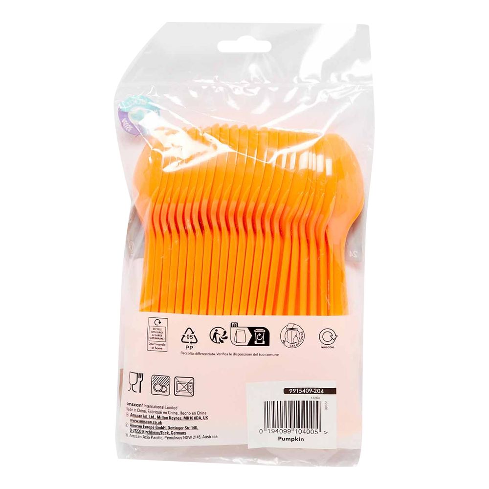 Plastskjeer Oransje