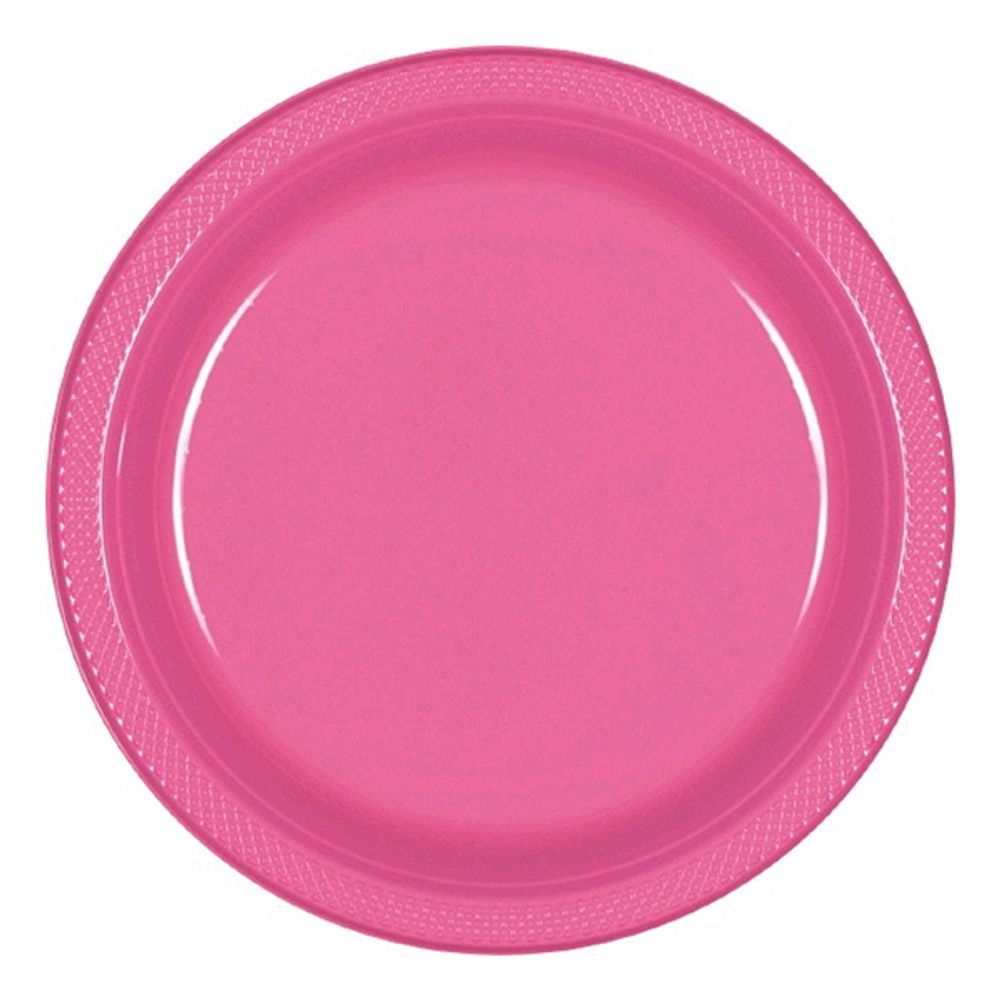 Plasttallerkener Rosa