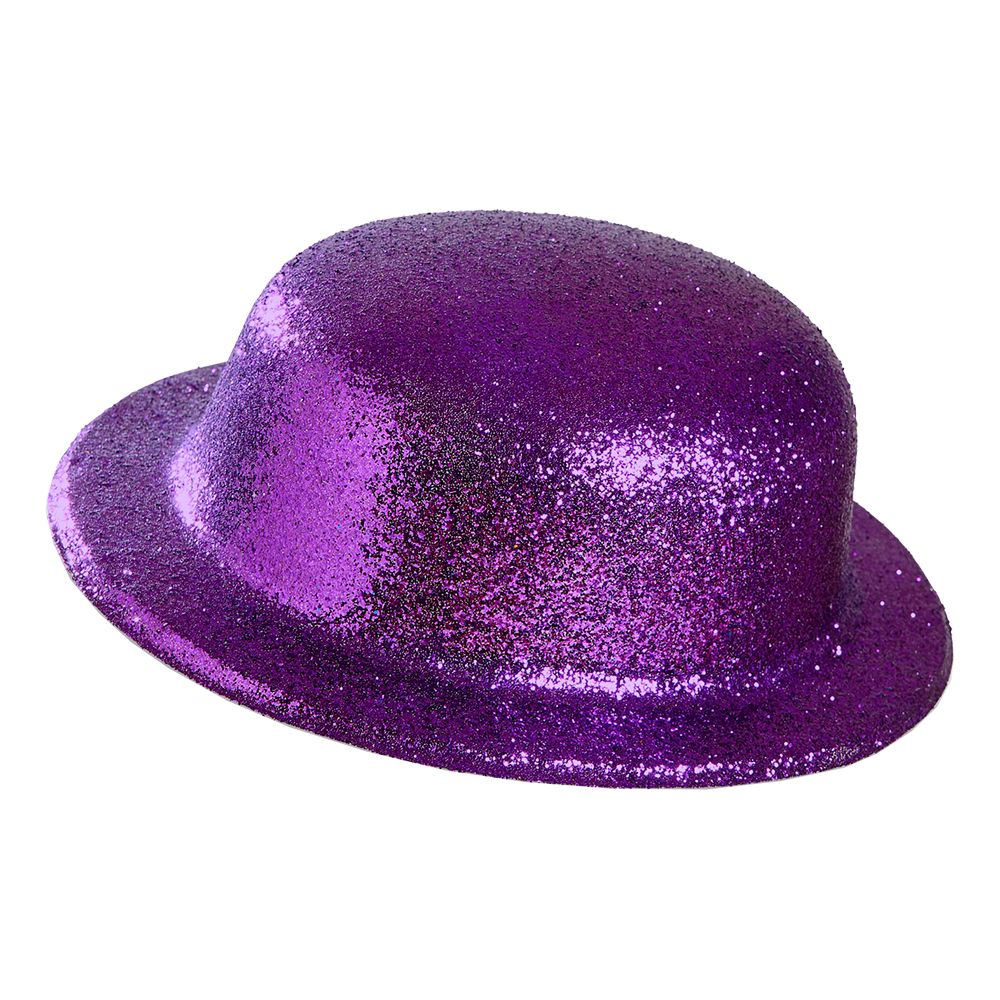 Plommonstop Glitter Lila Hatt