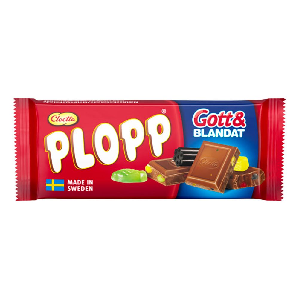 Plopp Melkesjokolade Godt & Blandet