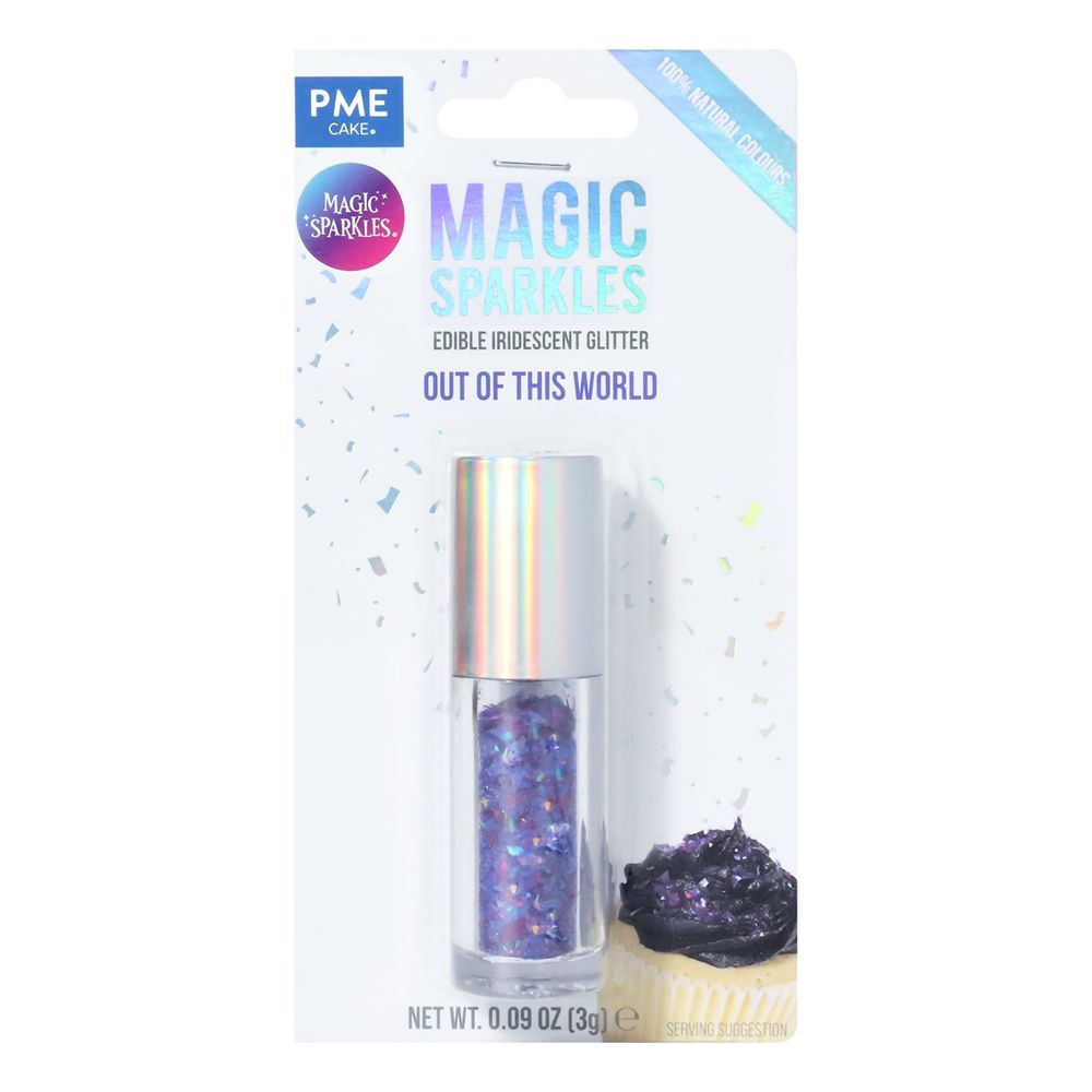 PME Syötävä Glitter Irisoiva Tummanvioletti
