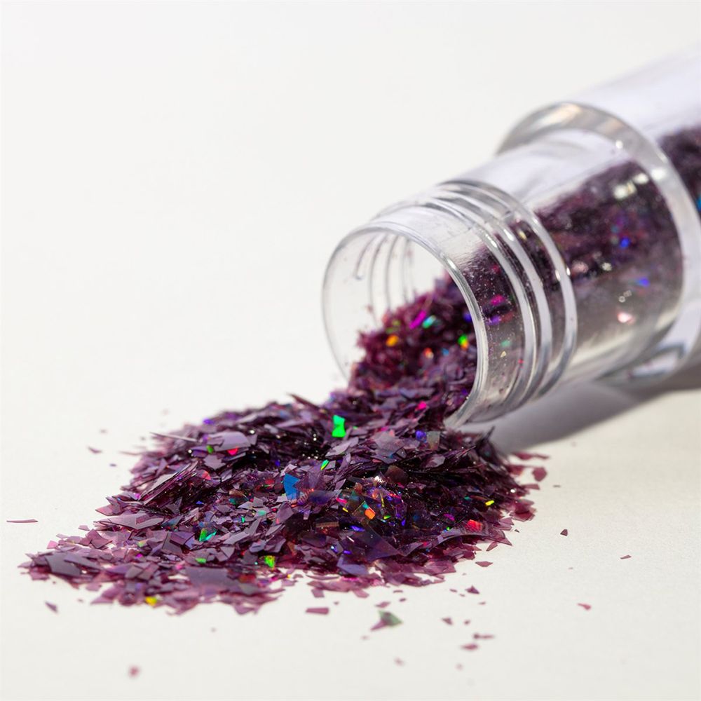 PME Syötävä Glitter Irisoiva Luumu