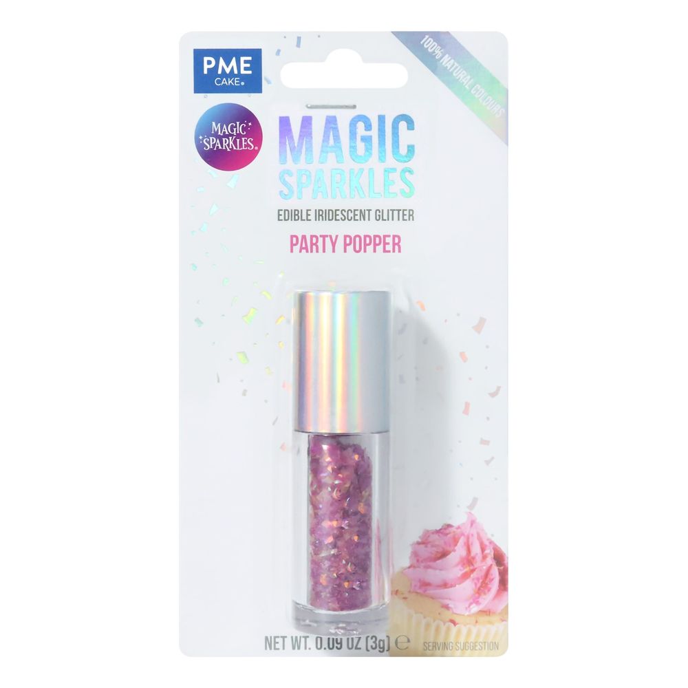 PME Syötävä Glitter Irisoiva Vaaleanpunainen