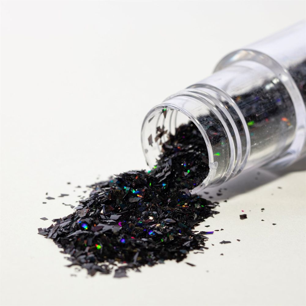 PME Syötävä Glitter Irisoiva Musta