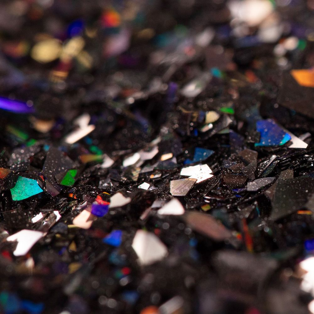 PME Syötävä Glitter Irisoiva Musta
