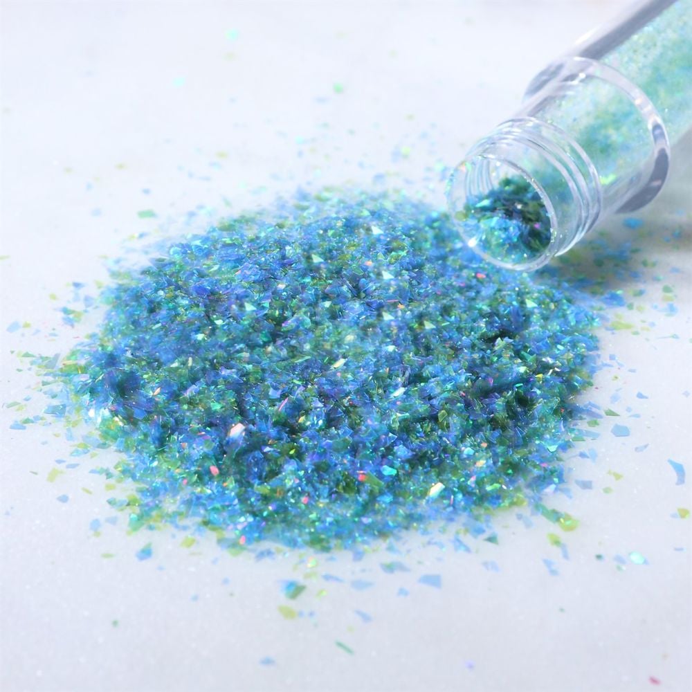 PME Syötävä Glitter Irisoiva Turkoosi