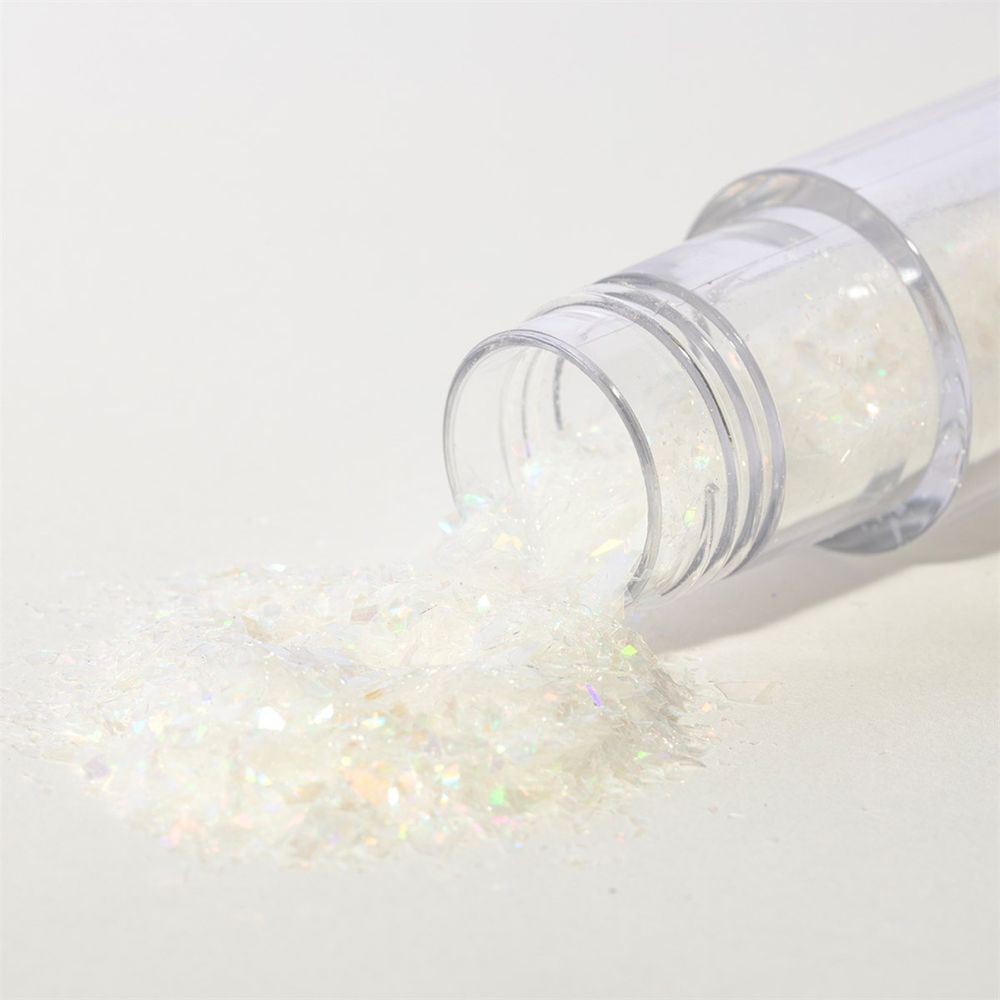 PME Syötävä Glitter Irisoiva Valkoinen Crystal