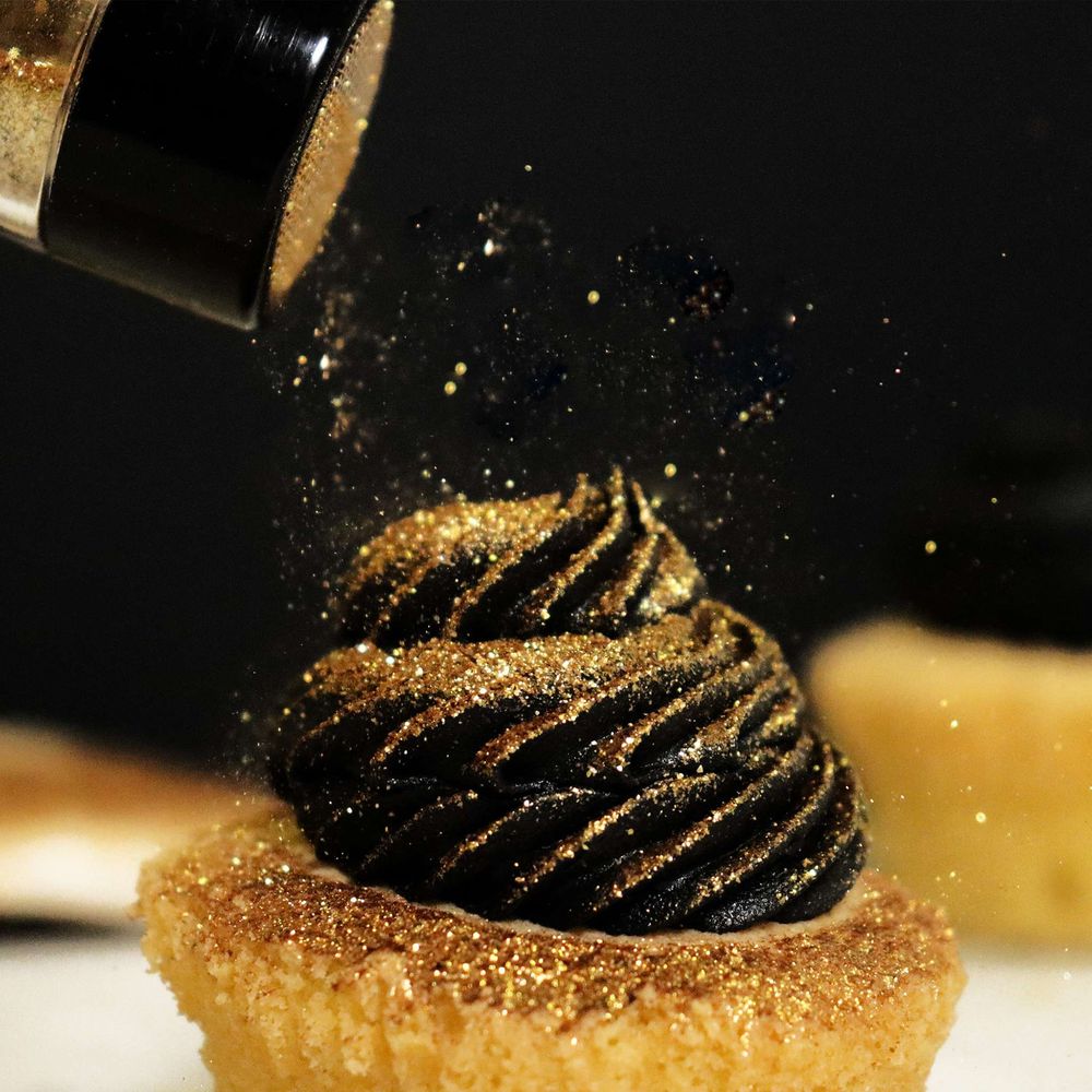 PME Spiselig Glitterpulver Gull