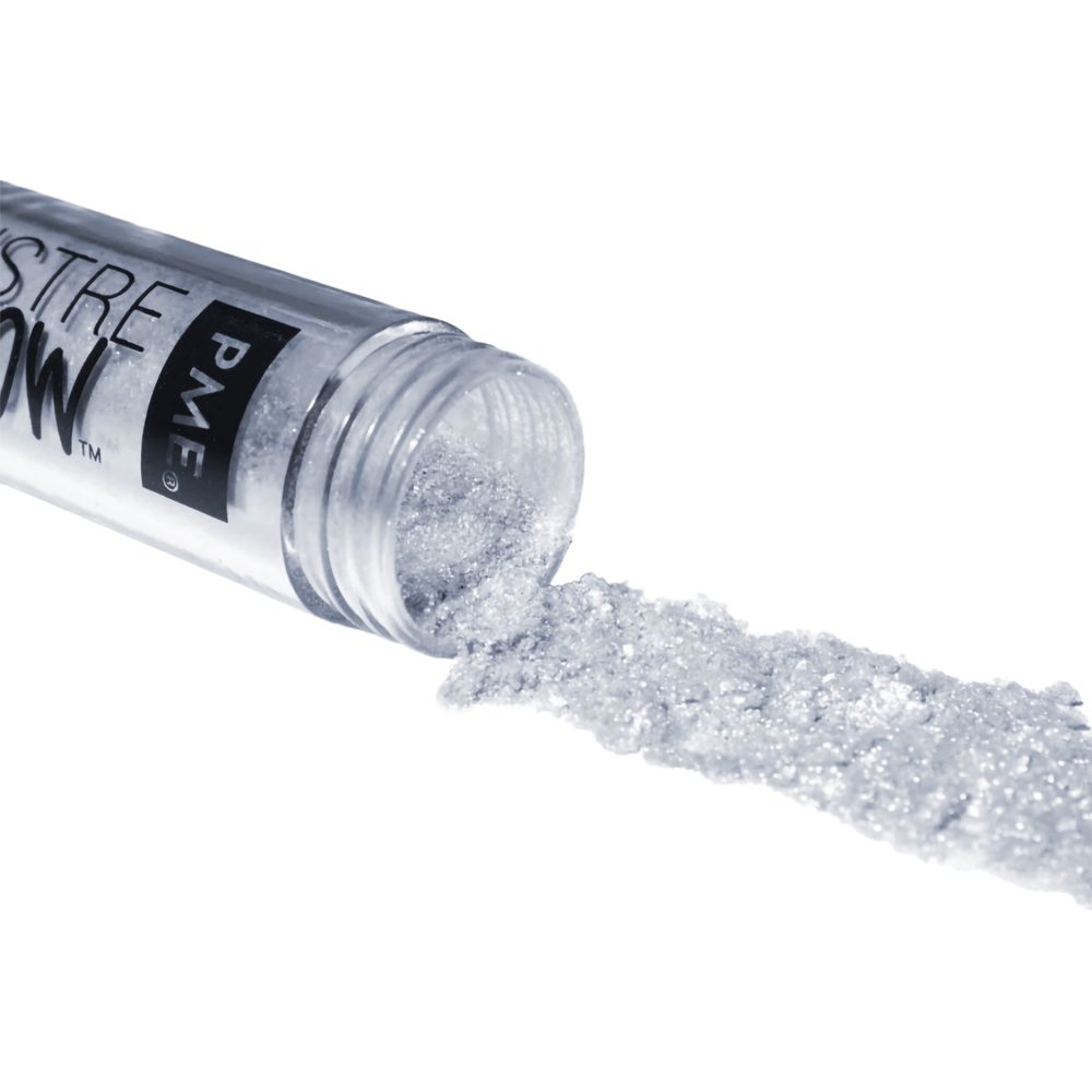 PME Spiselig Glitterpulver Sølv