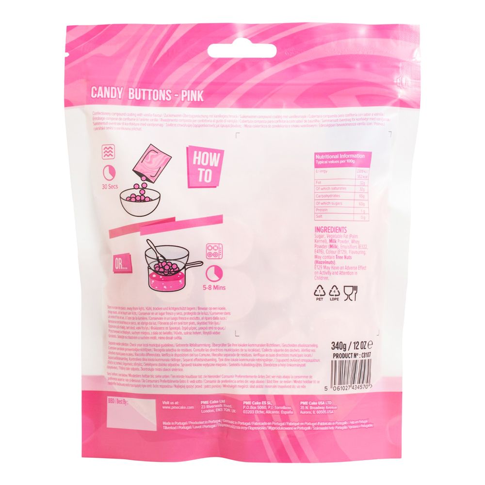PME Candy Buttons Rosa