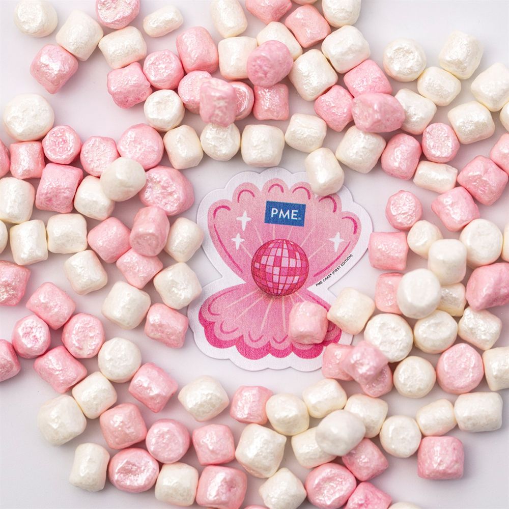 PME Crunch Mallow Vaaleanpunainen & Valkoinen