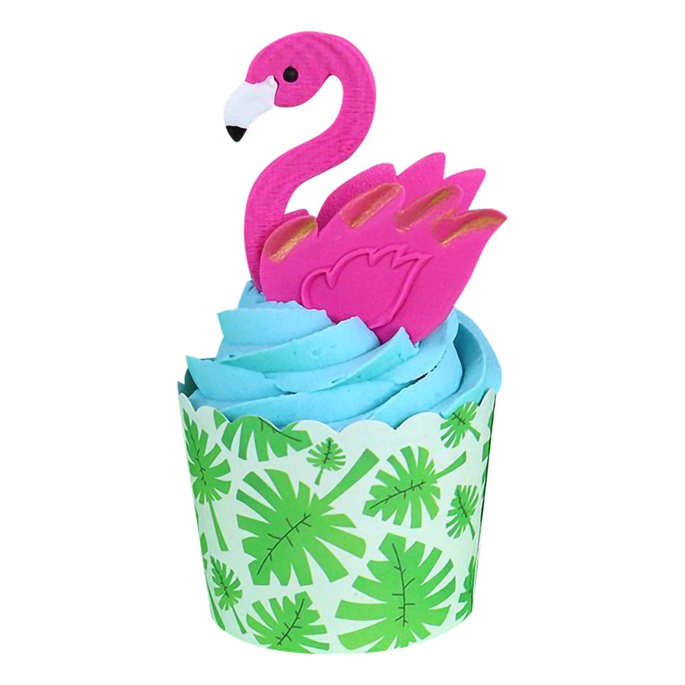 PME Sukkerfigurer Flamingo Cupcakesæt