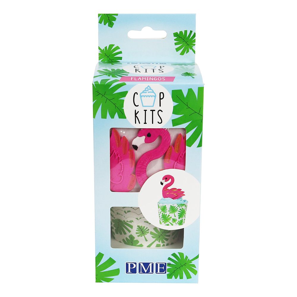 PME Sukkerfigurer Flamingo Cupcakesæt