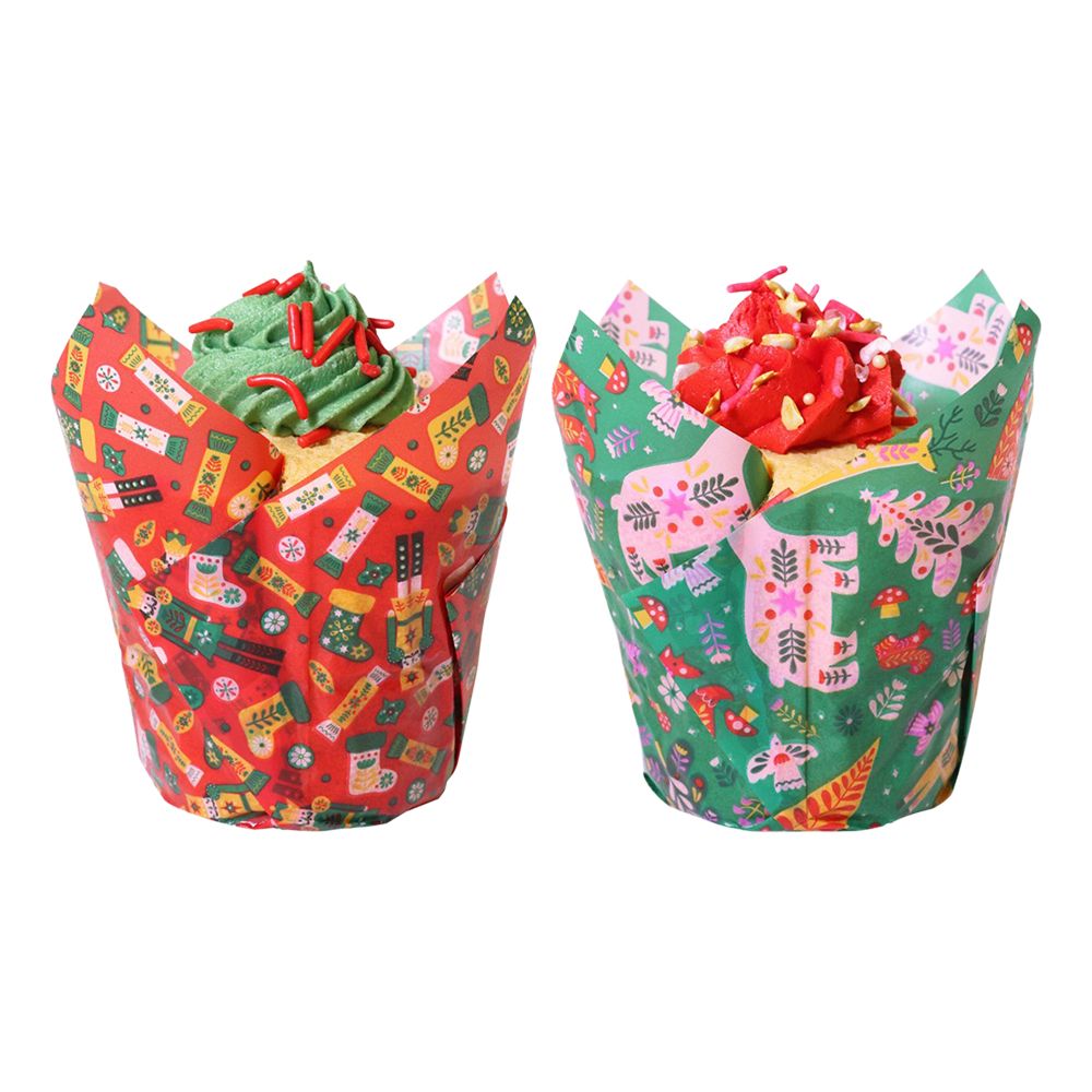 PME Cupcake Wrappers Julemønster
