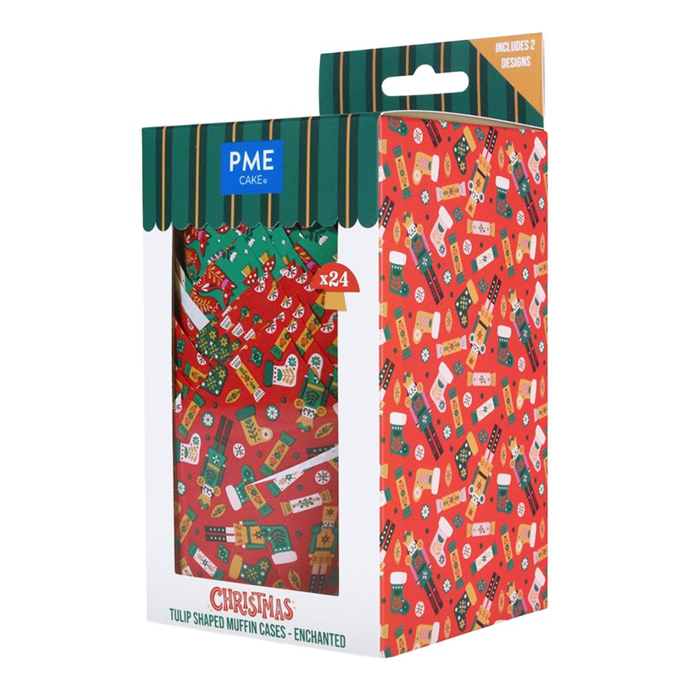 PME Cupcake Wrappers Julemønster