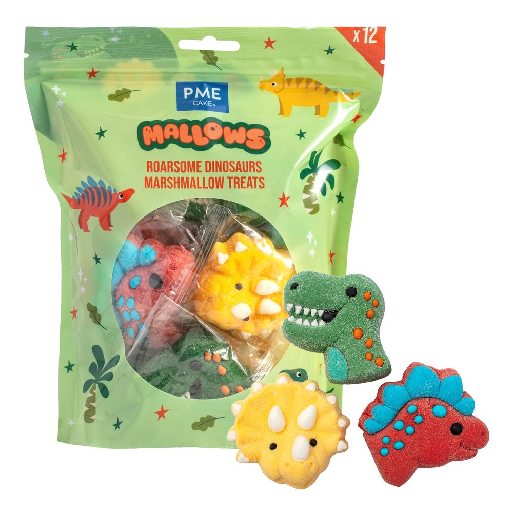 PME Mallows Marshmallow Treats Dinosaurus
