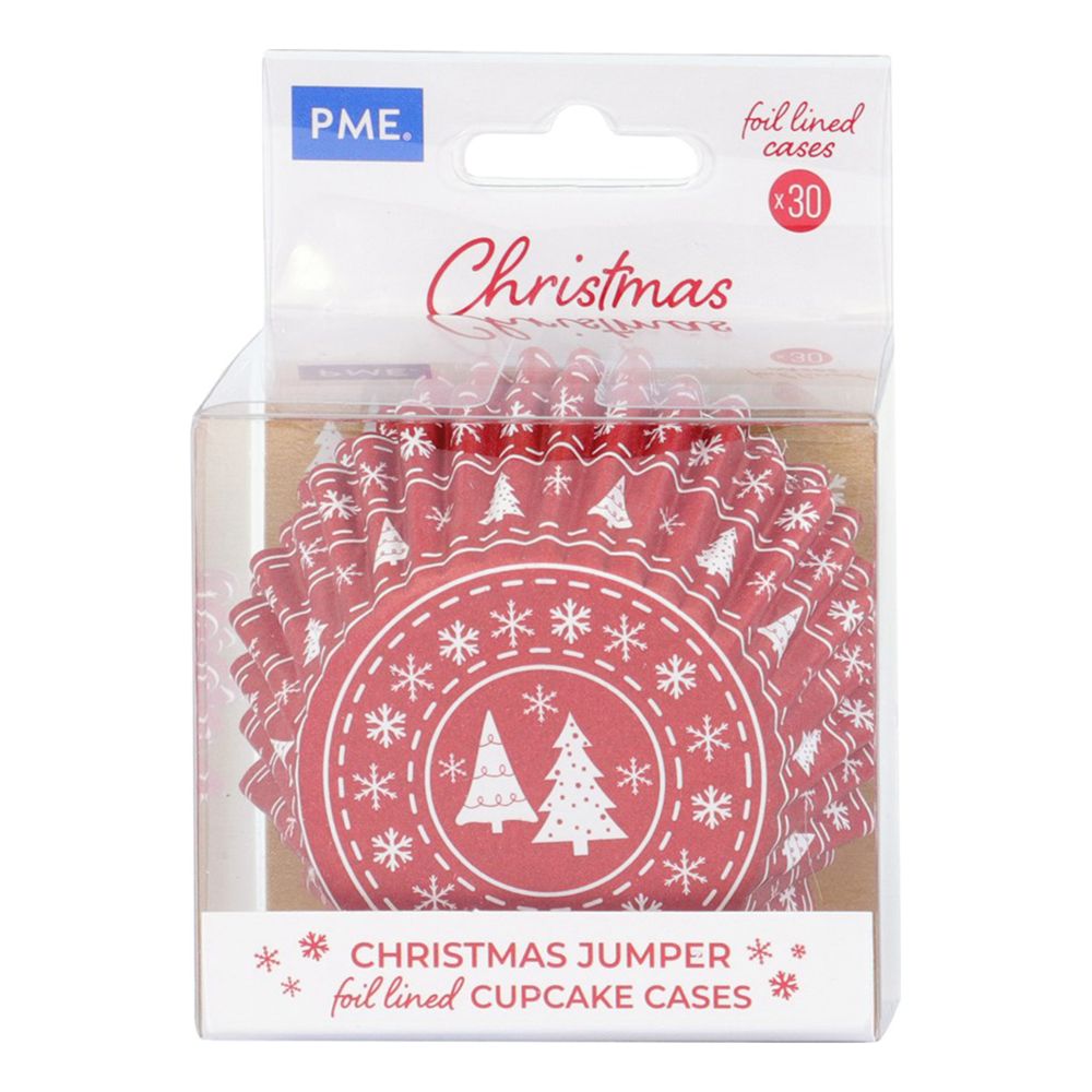 PME Muffinsforme med folie og julemotiv