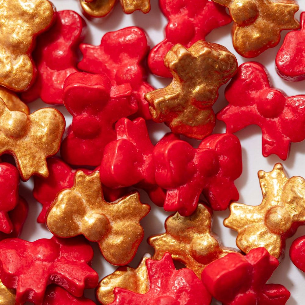 PME Rosetter Sprinkle Charms Rød/Gull