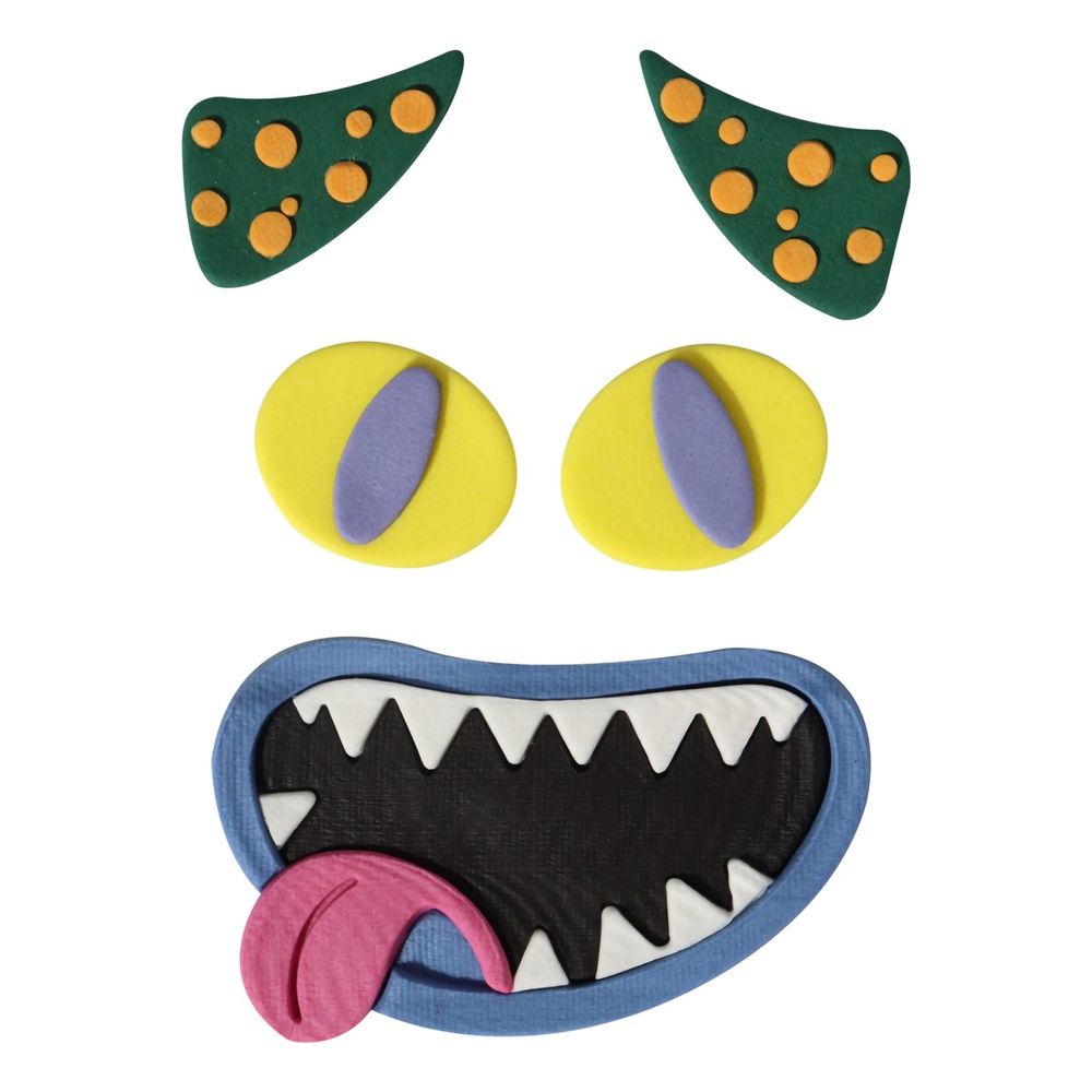 PME Sockerfigur Monsteransikte Crazy Cat