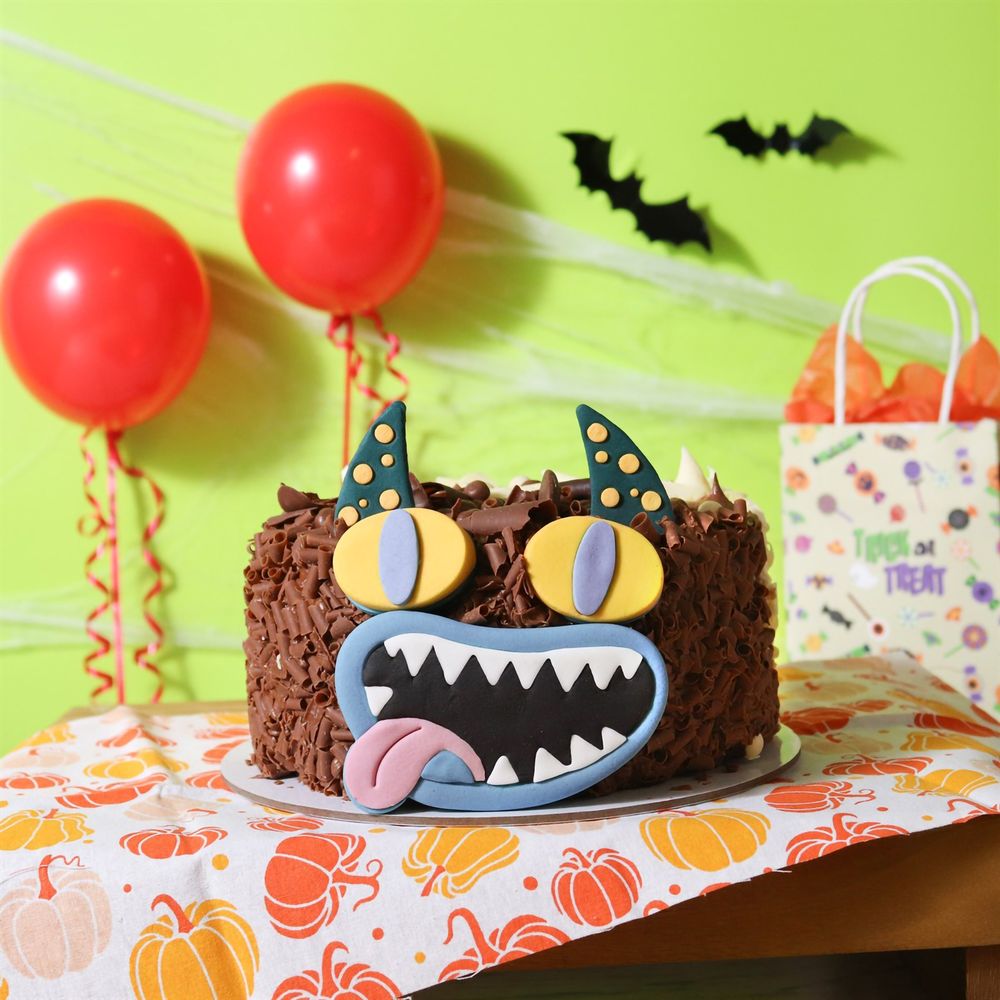 PME Sockerfigur Monsteransikte Crazy Cat
