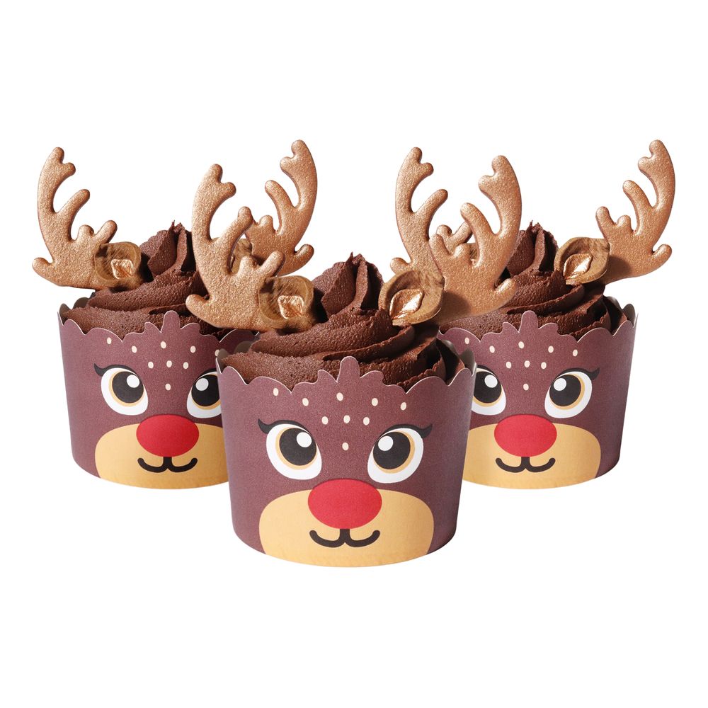 PME Sukkefigurer Rensdyr Cupcake Kit