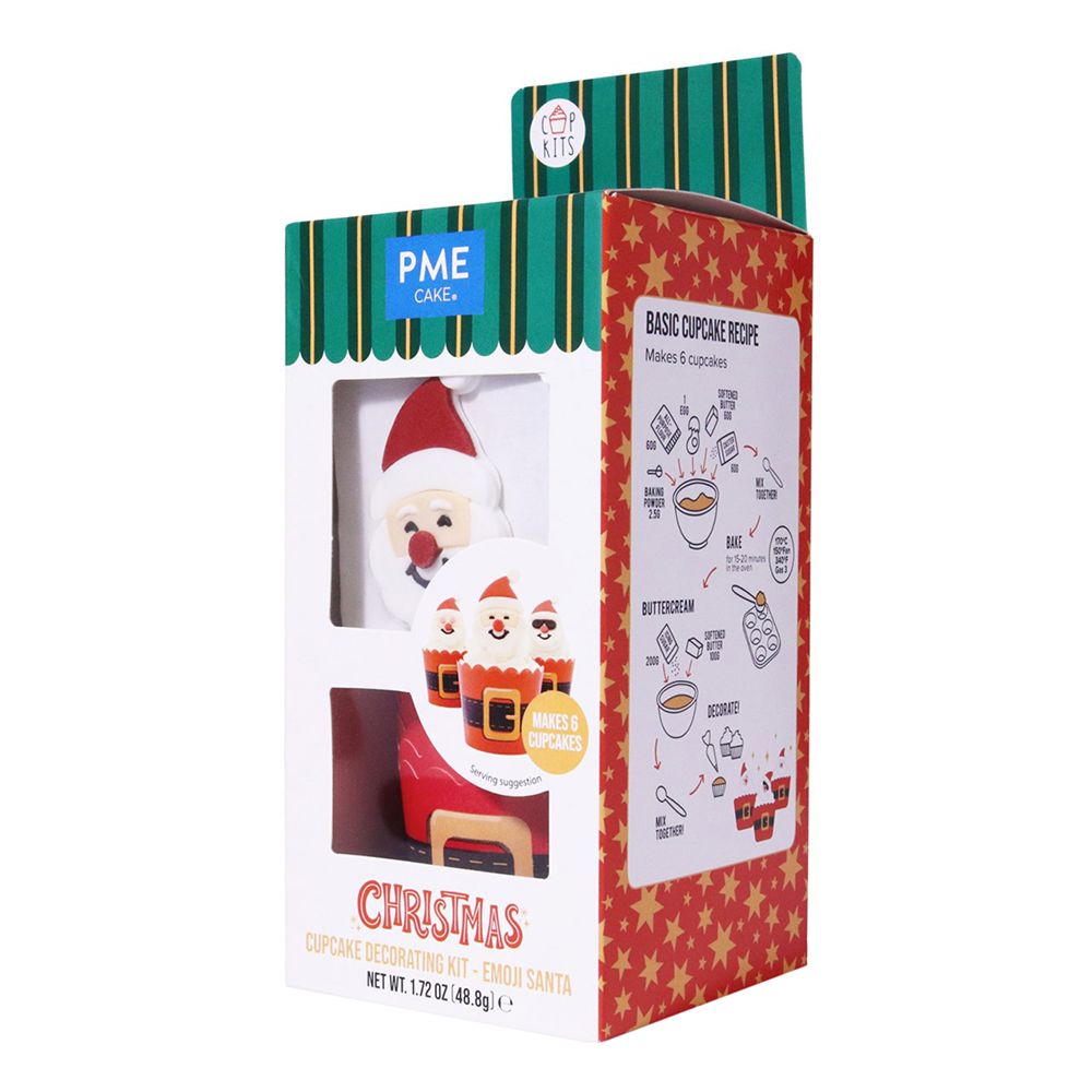 PME Sukkerskikkelser Julemands Cupcake Kit