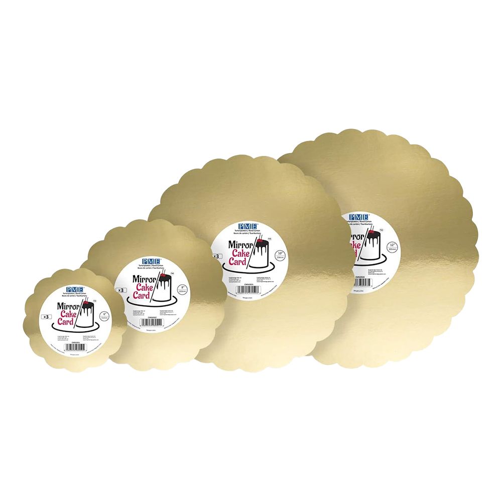PME Kagefad Scallop Guld Metallic
