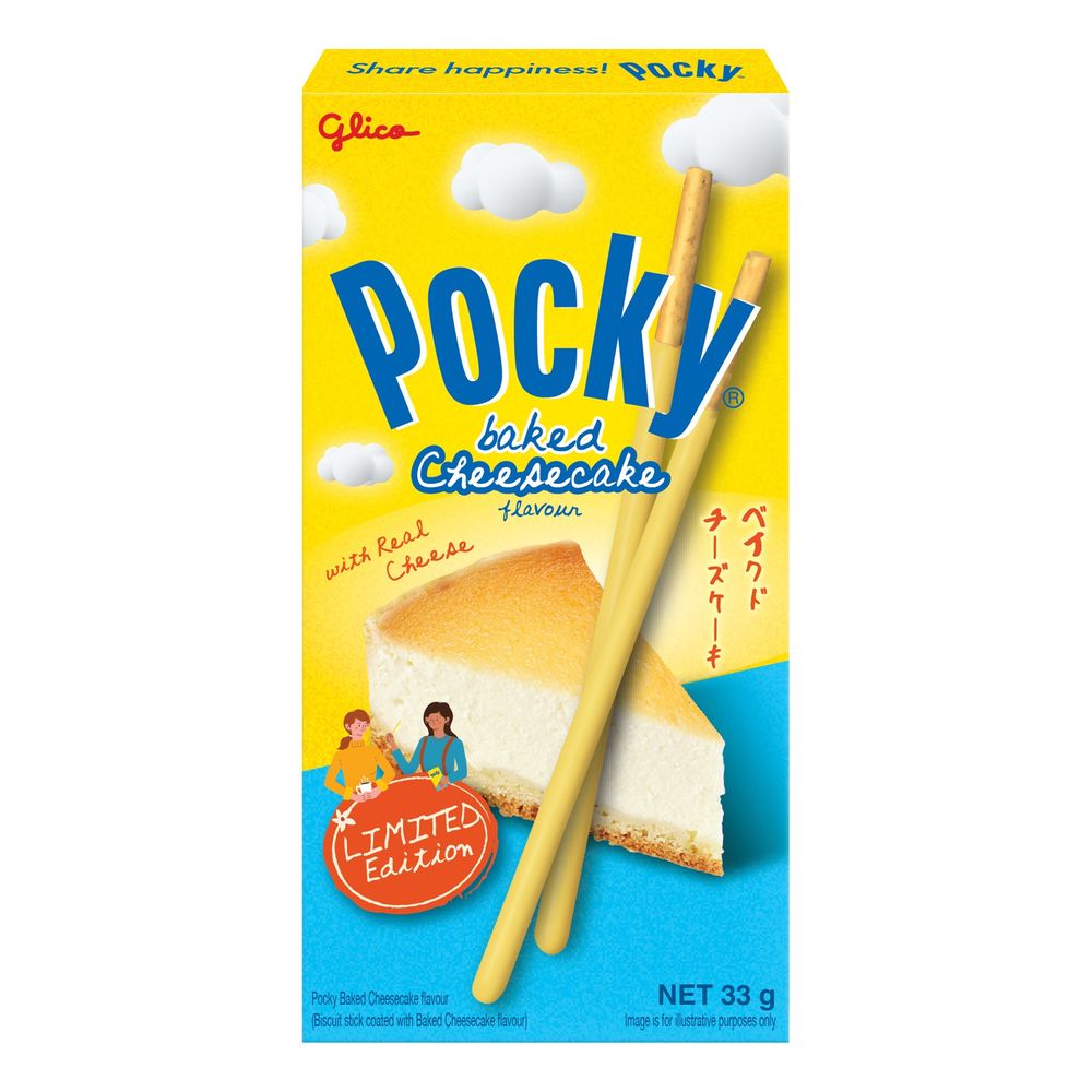 Pocky Baked Cheesecake