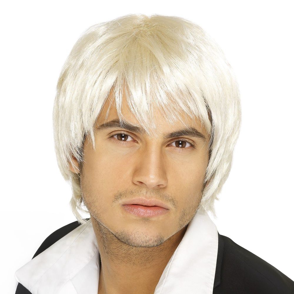 Pojkband Blond Peruk