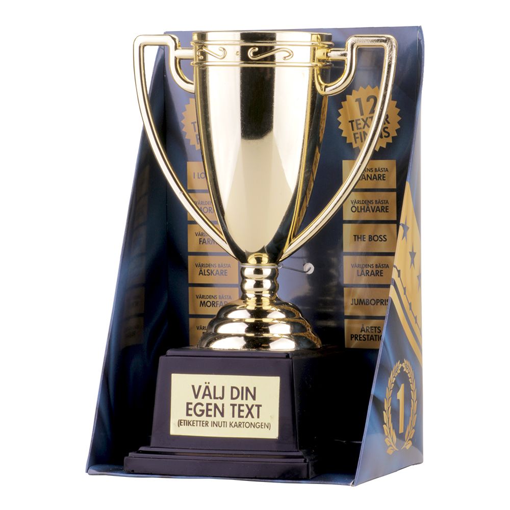Pokal med Valgfri Tekst
