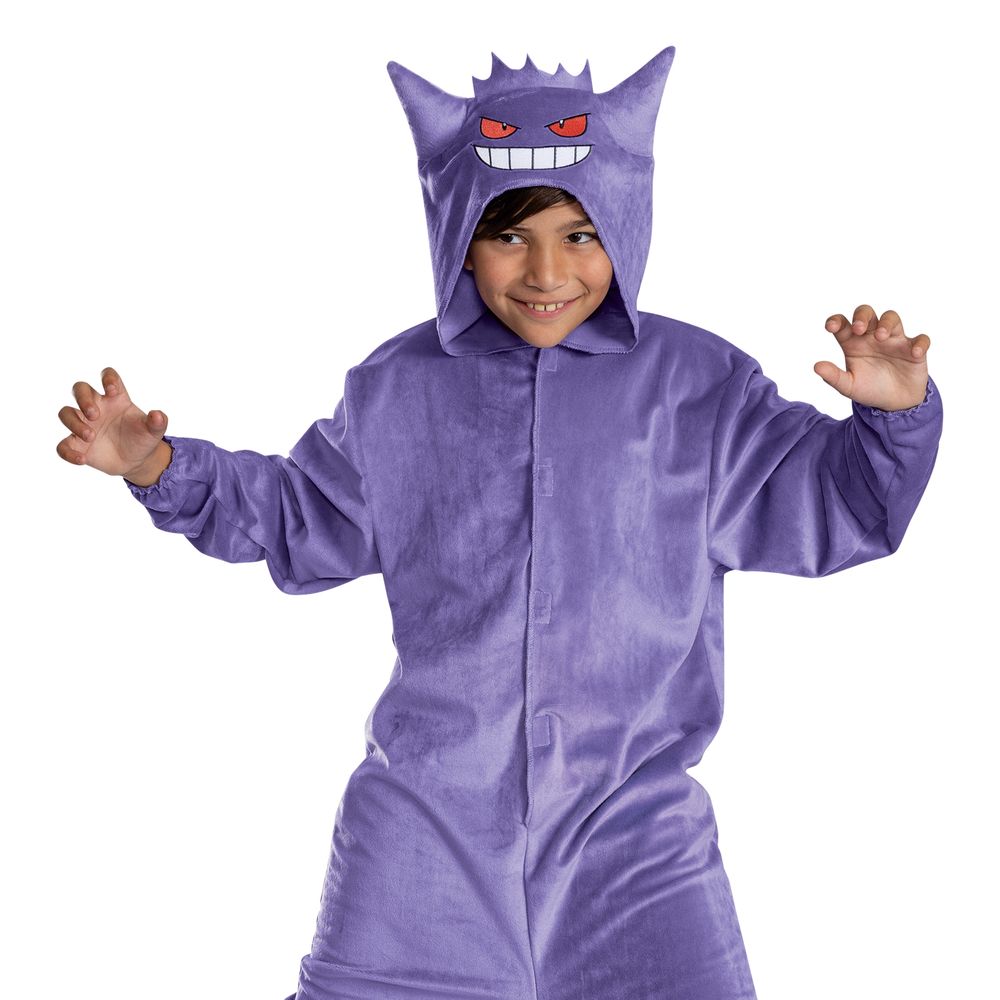 Pokémon™ Gengar Onesie Deluxe Lasten Naamiaisasu