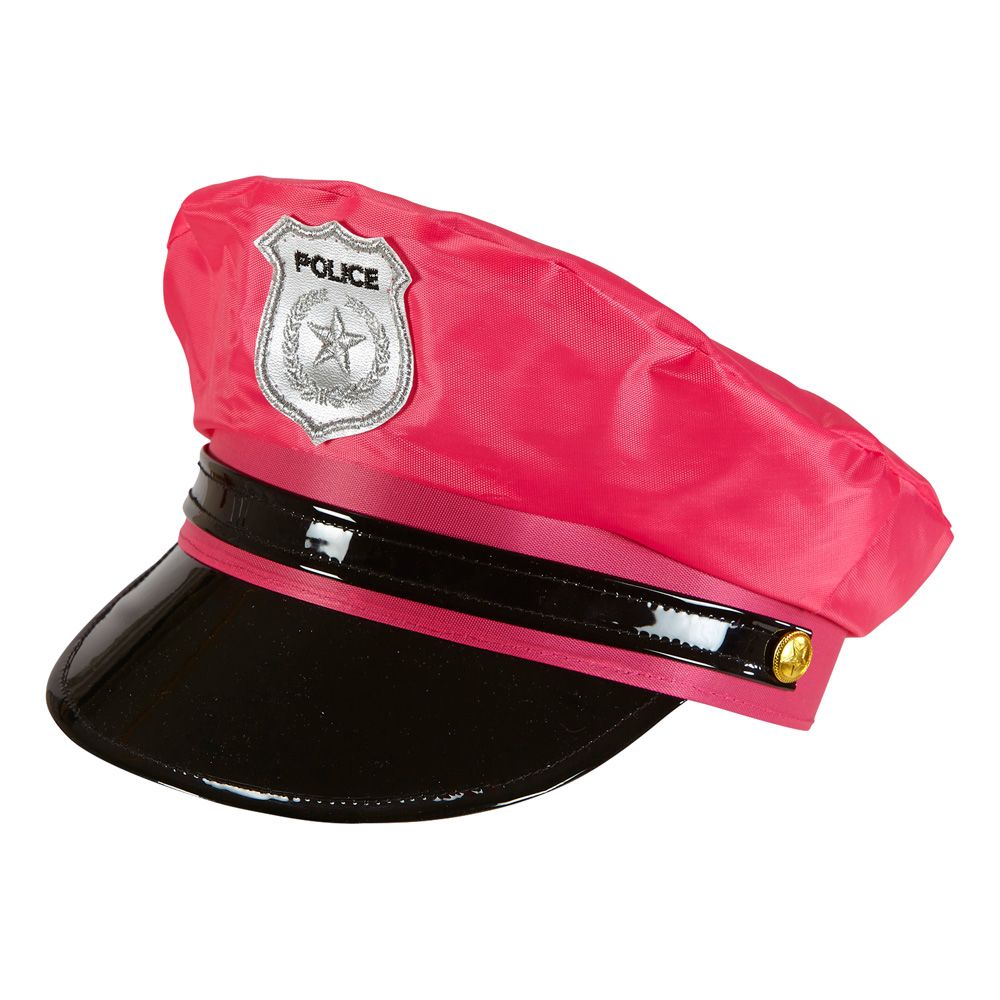 Poliisihattu Neonpinkki