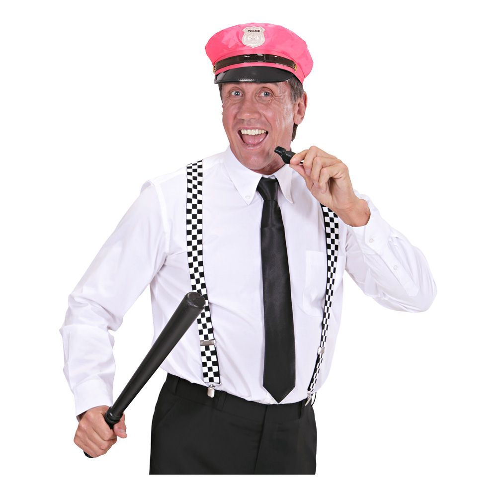 Poliisihattu Neonpinkki