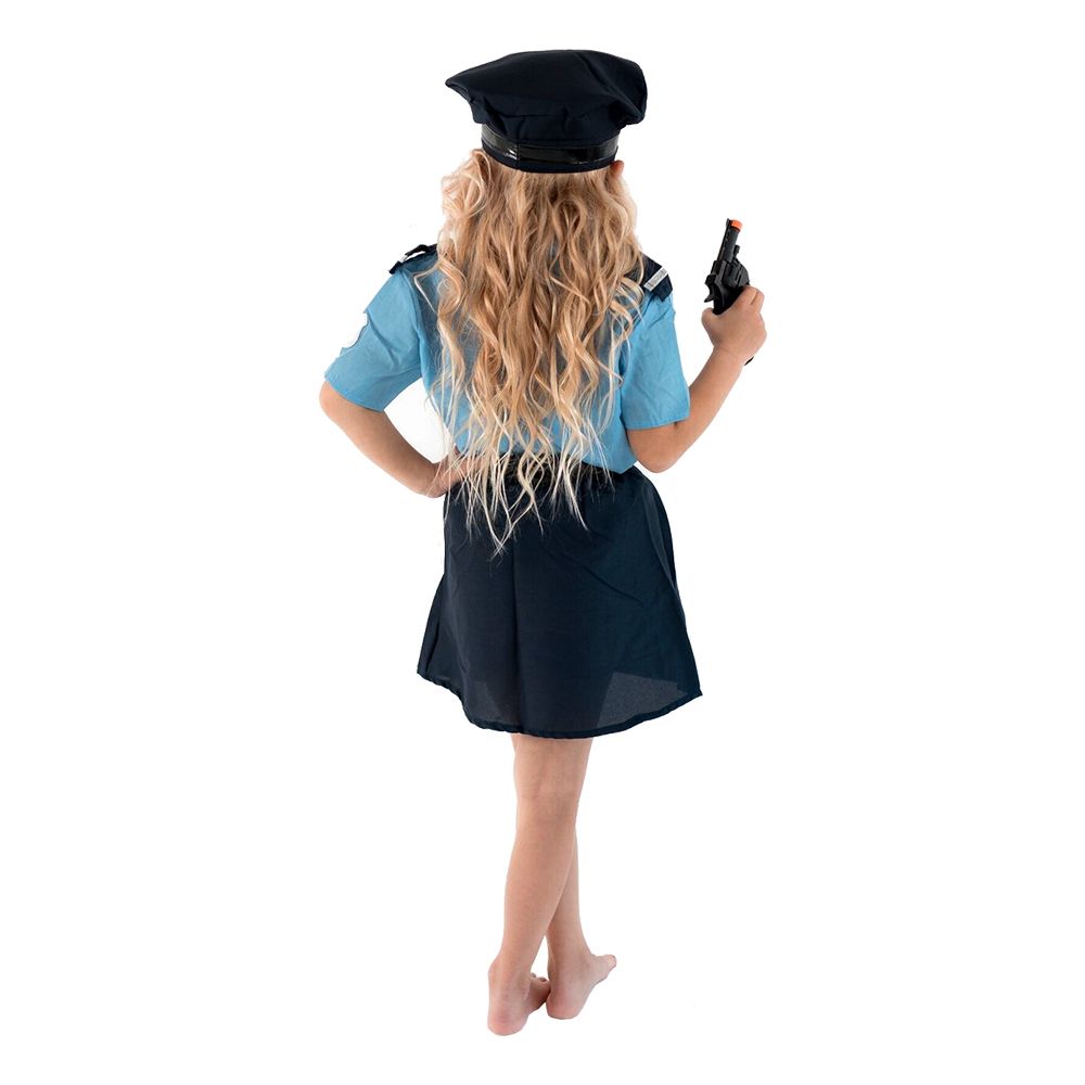 Politi Kjole Barn Kostyme