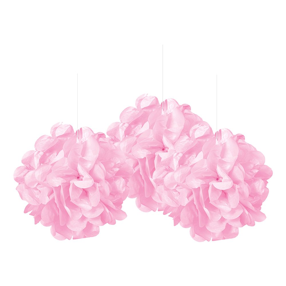 Pom Pom Mini Ljusrosa Hängande Dekoration