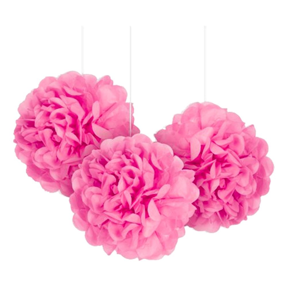 Pom Pom Mini Vaaleanpunainen Roikkuva koriste