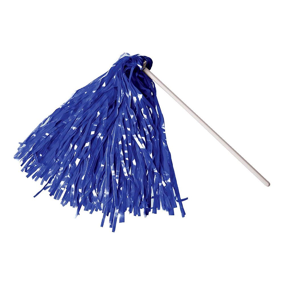 Pom-Pom på Pinne Blå