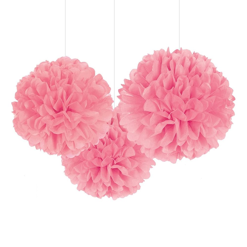 Pom Pom Rosa Hengende Dekorasjon