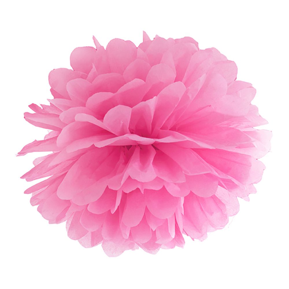 Pom Pom Rosa Hengende Dekorasjon