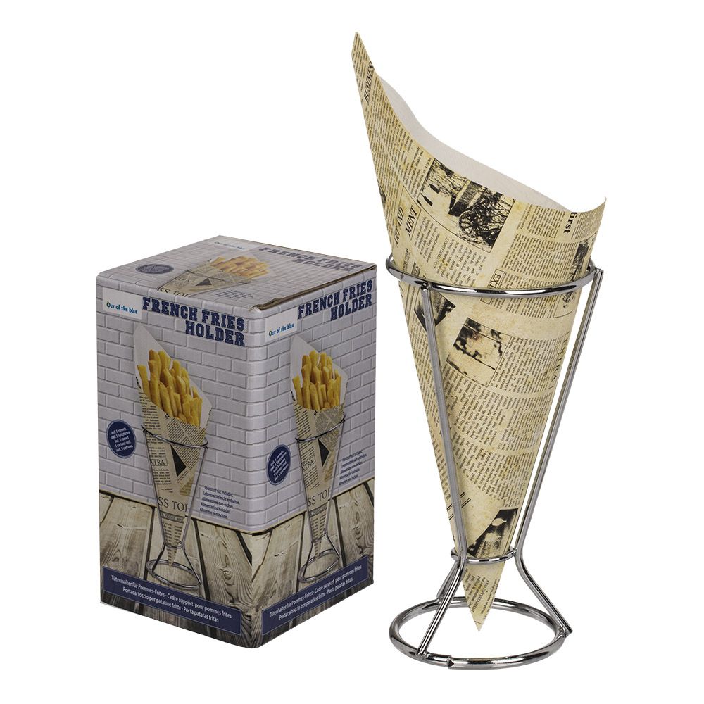 Pommes Frites Holder i Rustfritt