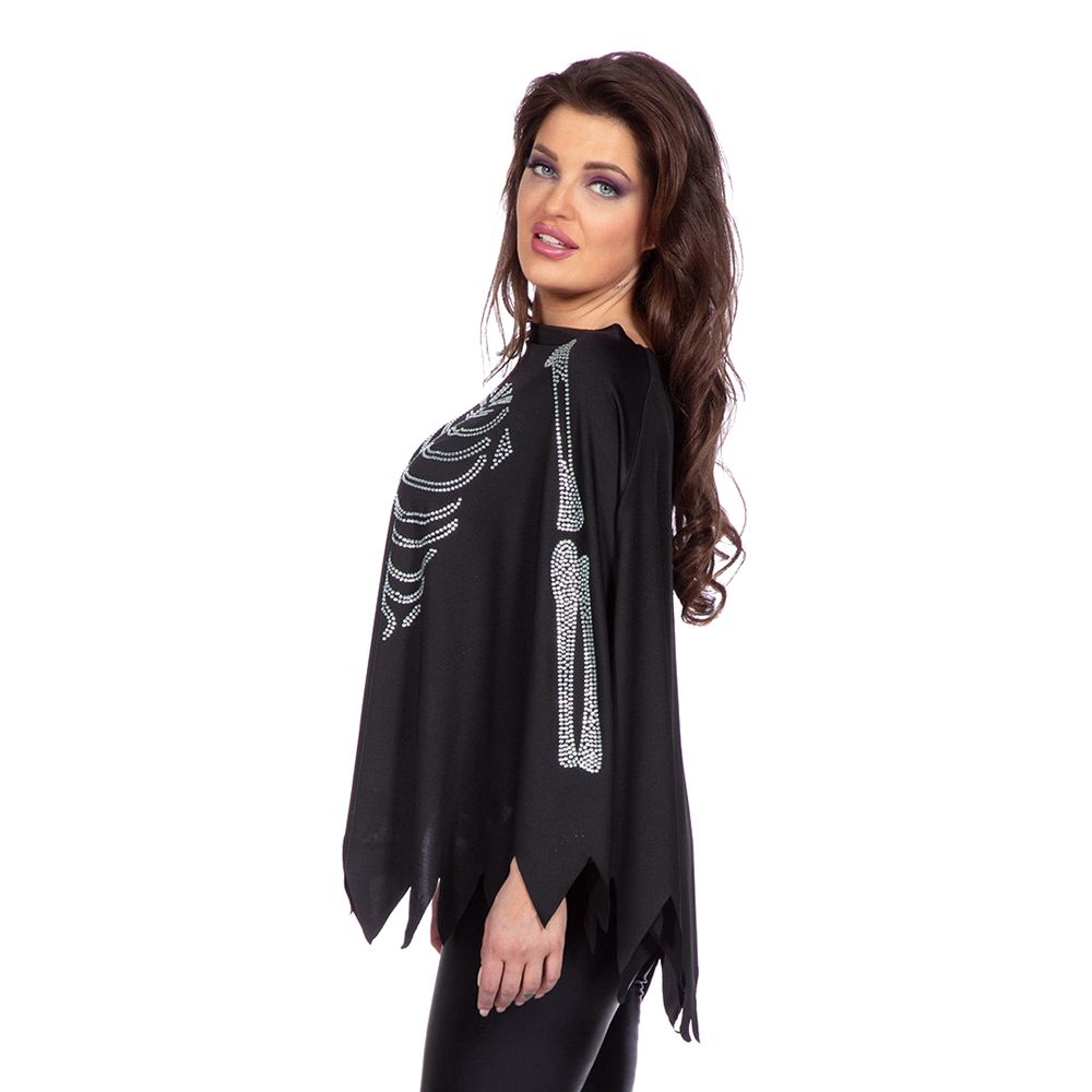 Poncho Skelet med Glimmer
