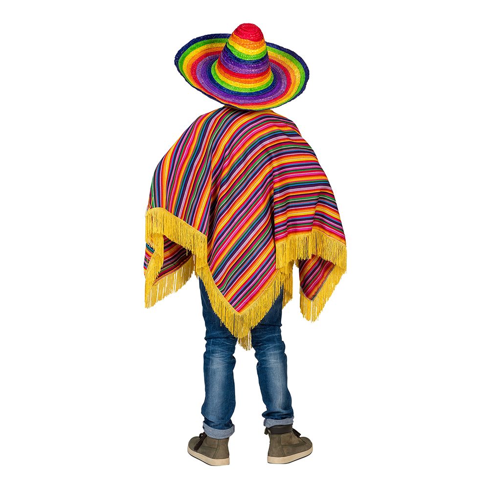 Poncho Lapsille Raidallinen