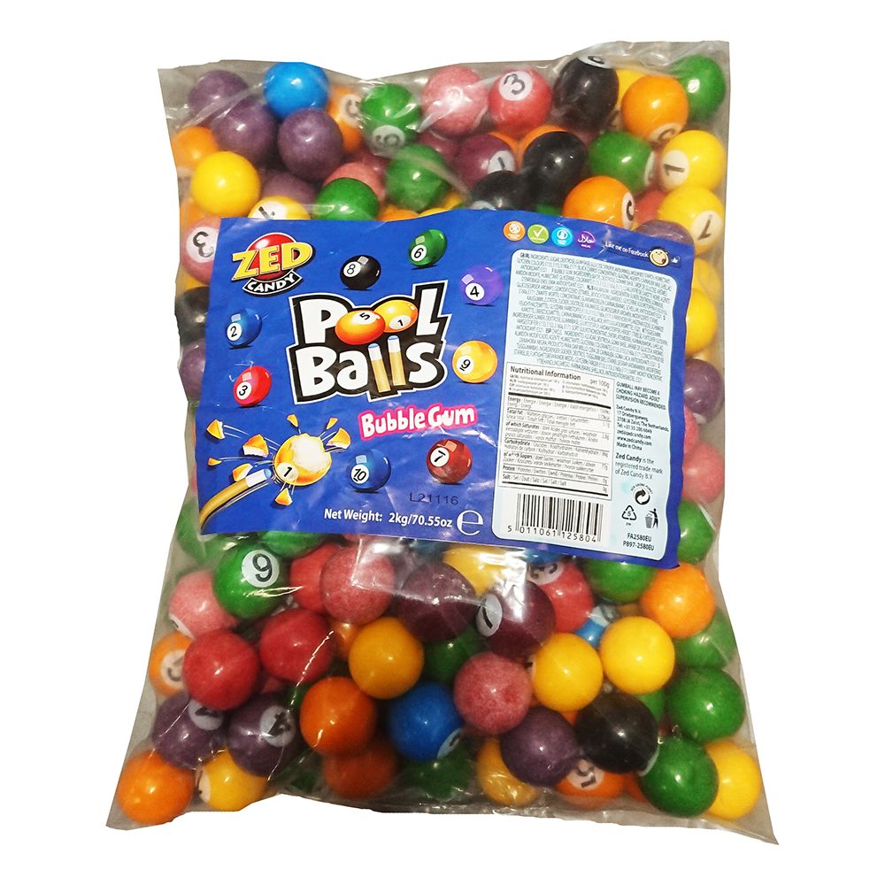 Pool Balls Tyggegummi Storpak