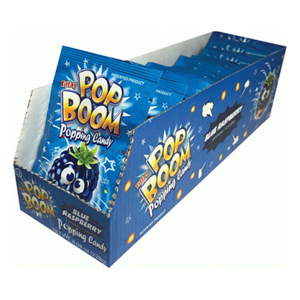 Pop Boom Blue Raspberry