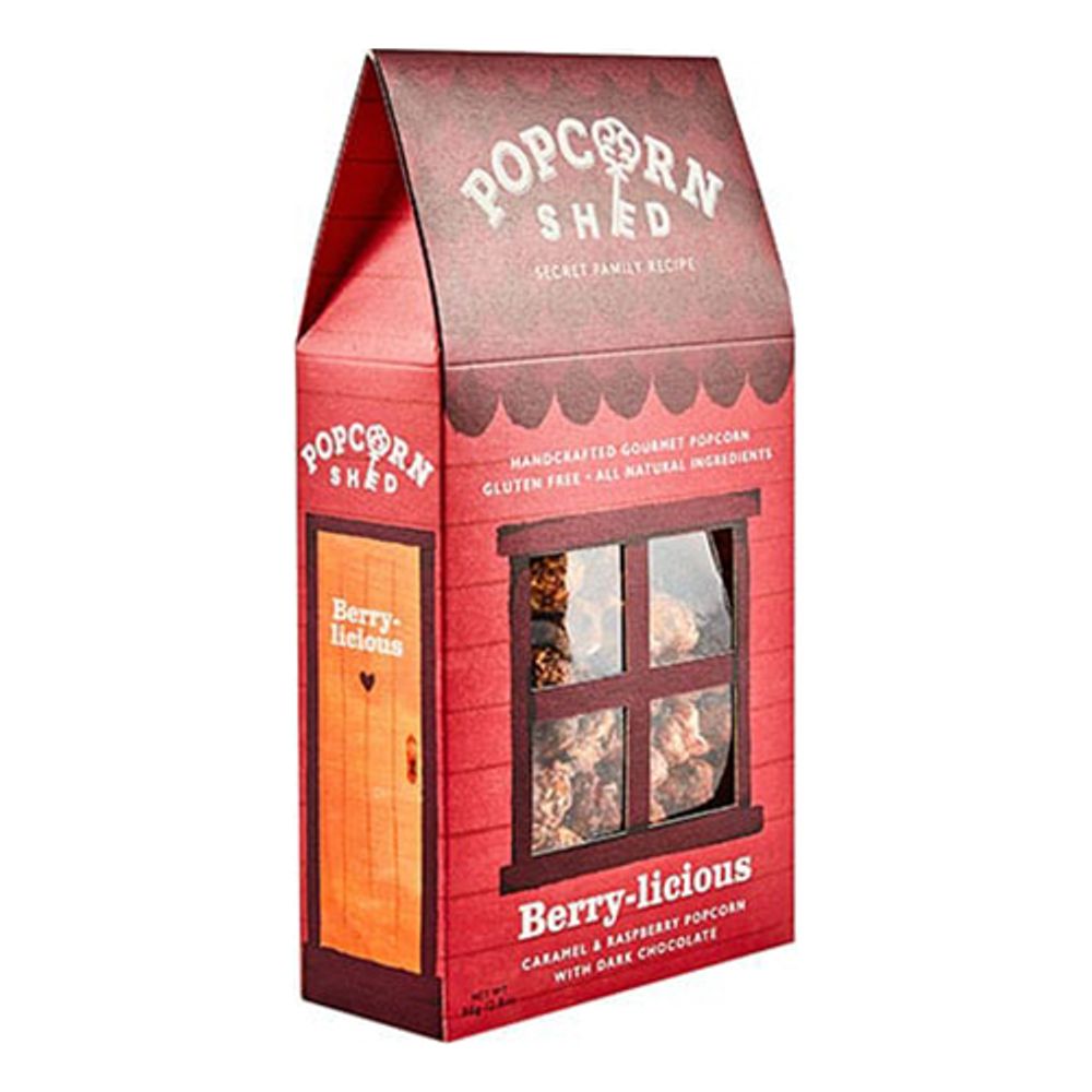 Pop Popcorn Hindbær & Karamel