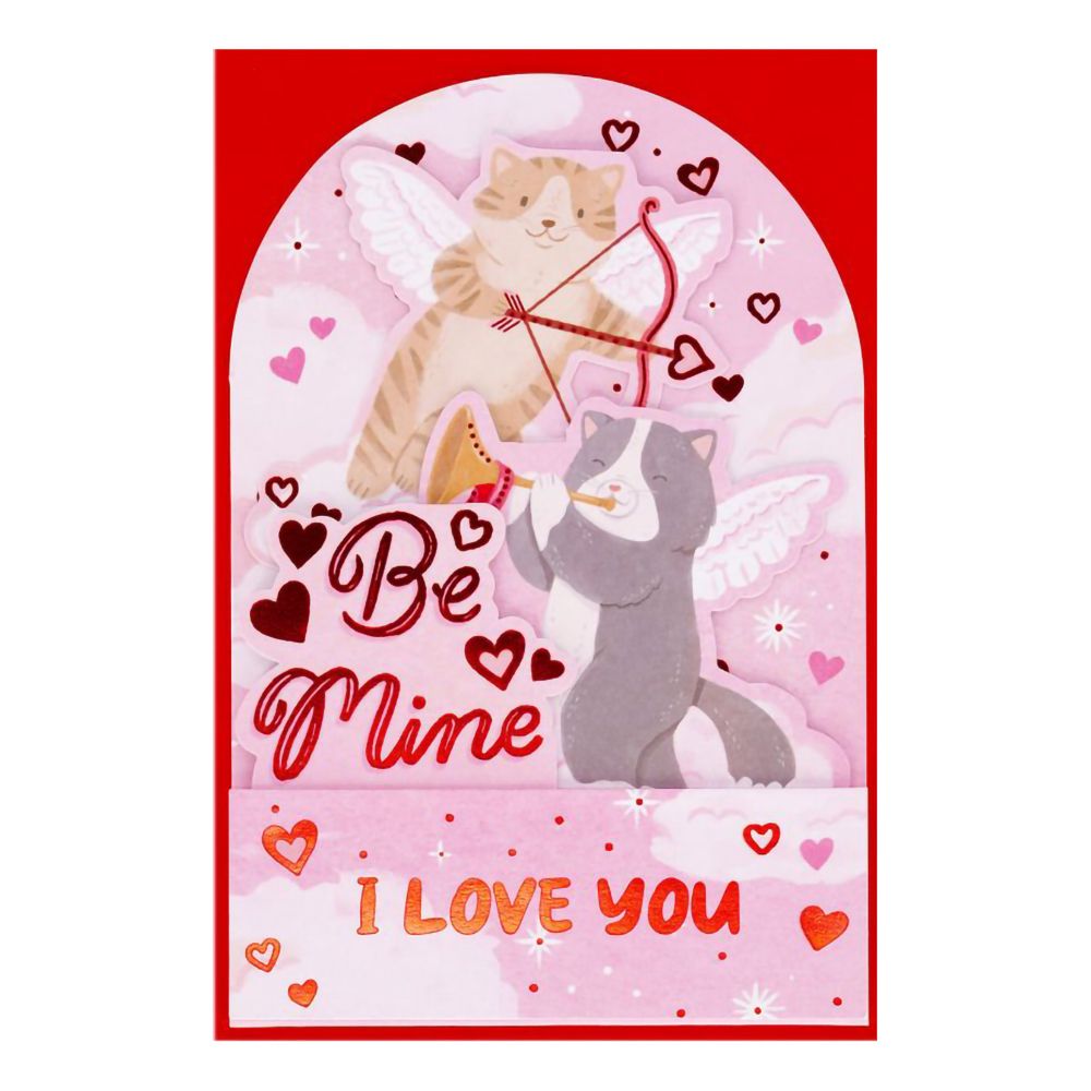 Pop Up-kort Be Mine