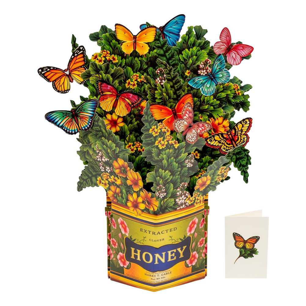 Pop Up-kort Blommor